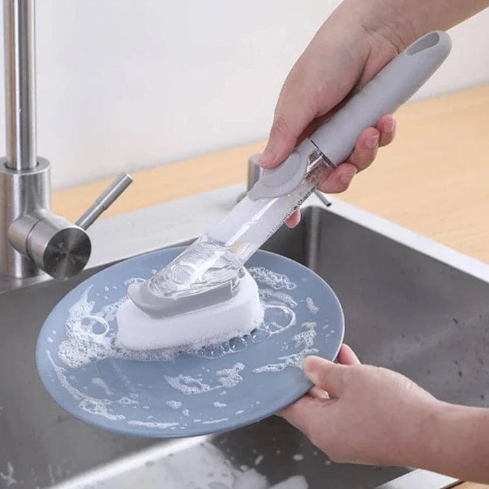 Escova Esponja Mágica Com Dispenser - CiaShop